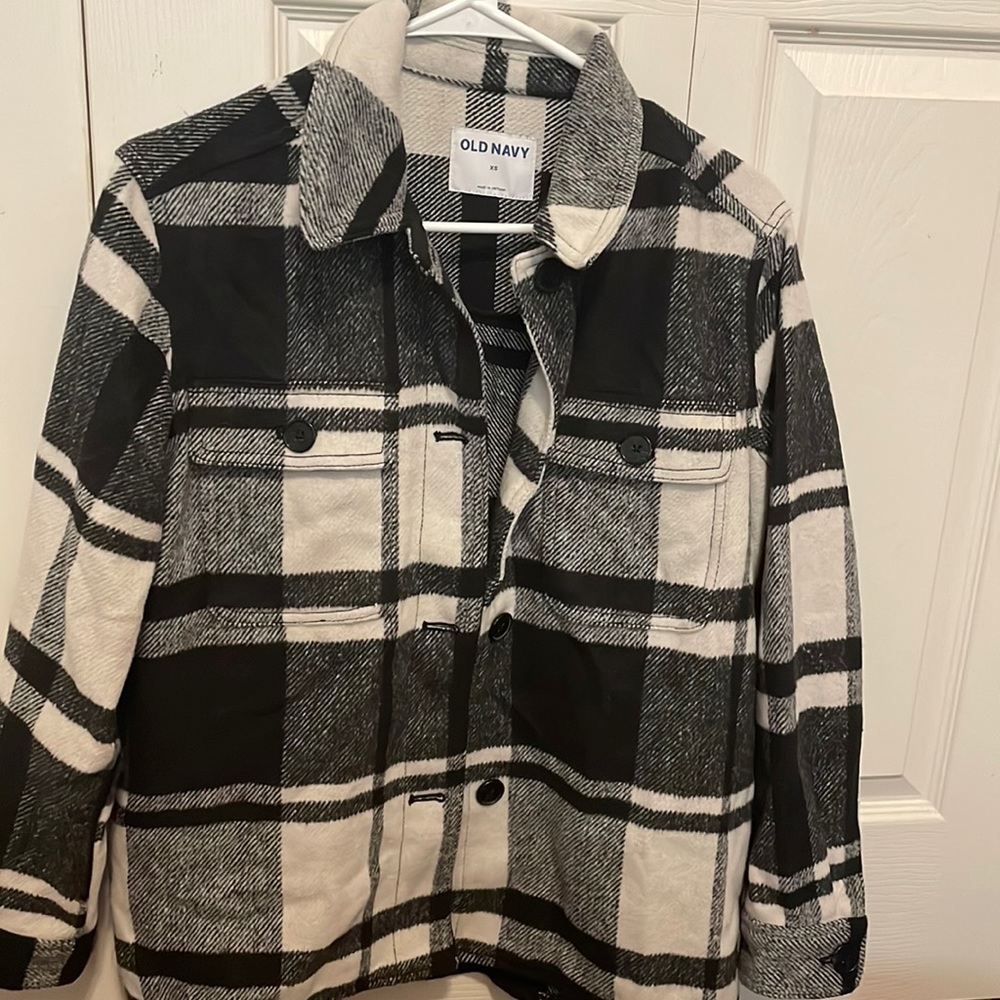 Black and cream Shacket